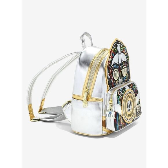 Loungefly Star Wars C-3PO Glow-in-the-Dark Mini Backpack main image 6
